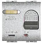 LIGHT TECH - MAGN DIFF 1P+N 6A 1,5KA 10MA - BTICINO NT4305/6 - BTICINO NT4305/6 - BTICINO NT4305/6 product photo