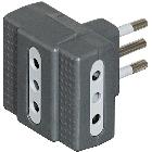 KIT - ADATTATORE TRIS 3 PRESE 10A SP 10A - BTICINO S3603G - BTICINO S3603G product photo