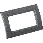 INTERLINK-PLACCA 4P GRIGIO ANTRACITE - BTICINO W11120GR - BTICINO W11120GR - BTICINO W11120GR product photo