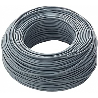 CAVO CORDICELLA UNIPOLARE FS17 450/750 V 1X1 MMQ GRIGIO MATASSA 200 METRI - CAVI FS17/1G product photo Photo 01 3XL