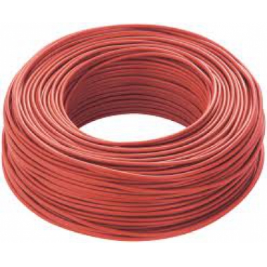 CAVO CORDICELLA UNIPOLARE FS17 450/750 V 1X1 MMQ ROSSO MATASSA 200 METRI - CAVI FS17/1R product photo Photo 01 3XL