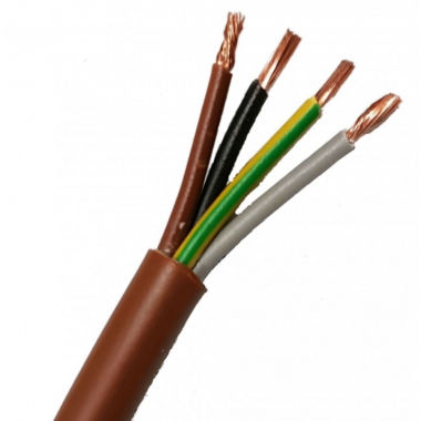 CAVO MULTIPOLARE FS18OR18 4 X 2,5 MMQ MULTIPOLARE 4 FILI AL METRO - CAVI FS18/4G2,5M product photo Photo 01 3XL