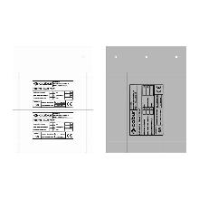 TARGA IDQ PVC ADESIVA FLAT BIANCA 60X100 - CABUR TAP60100AW - CABUR TAP60100AW - CABUR TAP60100AW product photo