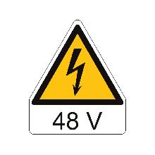 Etich.avvertimento wst-tsw lato=50 + testo - CEMBRE 0400HT012 product photo