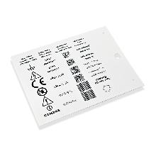 TARGHETTA MG-TAP GIALLA 15X17 X CAVI/COMP. - CEMBRE 47040N - CEMBRE 47040N - CEMBRE 47040N product photo