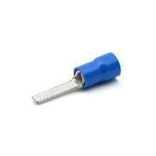 CAPOCORDA BLU A PUNTALE PIATTO P=13. 3X2. 5MM - CEMBRE BF-PP12/25 product photo