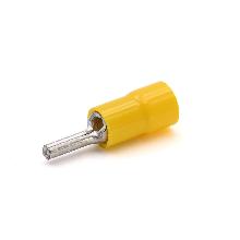 CAPOCORDA GIALLO A PUNTALE TONDO P=10mm CEMBRE GF-P10 - CEMBRE GF-P10 product photo