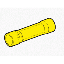 GIUNTO TESTA-TESTA GIALLO SEZ.4-6MMQ - CEMBRE PL1-M product photo