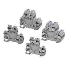 MORS.X GUIDA DIN,A VITE,2 LIV.SEZ.4MM2 GRI. - CEMBRE TBS4-L2 - CEMBRE TBS4-L2 product photo