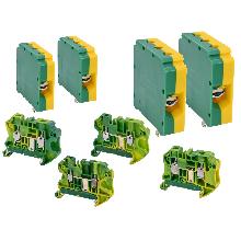 MORS.X DIN,A VITE, SEZ.10MM2 GIALLO/VERDE - CEMBRE TBSG10 - CEMBRE TBSG10 product photo