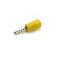 CAPOCORDA GIALLO A PUNTALE TONDO P=12mm CEMBRE GF-P12 - CEMBRE GF-P12 product photo Photo 01 2XS