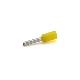 TUBETTO PREISOLATO sez.1mmq P=8mm GIALLO CEMBRE PKC108 - CEMBRE PKC108 product photo Photo 01 2XS