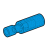 CAPOCORDA AD INNESTO CILINDRICO FEMMINA BLU DIAMETRO 5MM - CEMBRE BF-BF5 product photo Photo 01 2XS