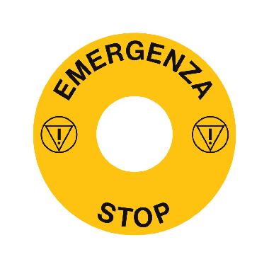 Etich.wse di emerg.x puls.da 22,5 mm-dim.60 - CEMBRE 204500 product photo Photo 01 3XL