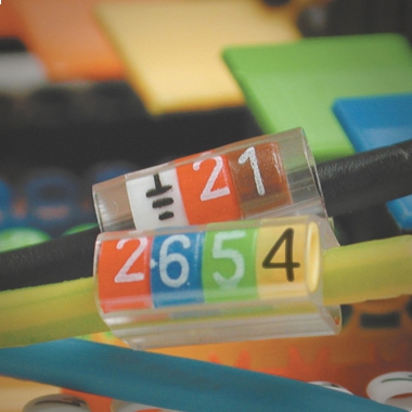 MARCATORI A CUSCINETTO PUSH-IN POLIAMMIDE, A STRISCE SIGLA 7 - CEMBRE 23129-7 product photo Photo 03 3XL