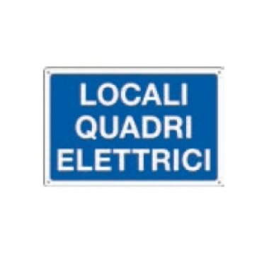 TARGA VS-I10 IN ALLUMINIO150X200 LOCALE QUADRI ELETTRICI - CEMBRE 261000AR product photo Photo 01 3XL