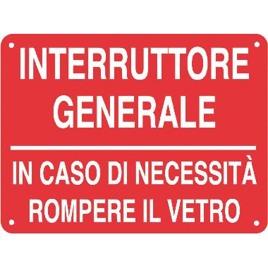 TARG.ALL.VS-I130 150X200 MM.INTERRUT.GENERALE - CEMBRE 2613000AR - CEMBRE 2613000AR - CEMBRE 2613000AR product photo Photo 01 3XL