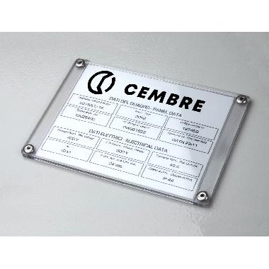 Targhe quadro mg-vrt-r bianco pvc 102x138 - CEMBRE 48928 product photo Photo 01 3XL
