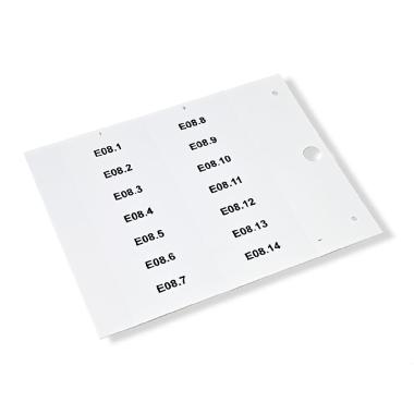 TARGH.MG-TAA ADES.BIANCA 15X27 X COMPONENTI - CEMBRE 49193N - CEMBRE 49193N - CEMBRE 49193N product photo Photo 01 3XL