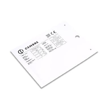 Targa quadro mg-vrt-a ad.grigio pvc 52x107 - CEMBRE 88703GY product photo Photo 02 3XL