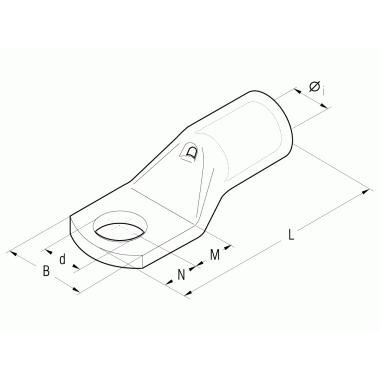 CAPOCORDA PER CODNUTTORI IN RAME SEZ. 150MMQ VITE 10MM CONF 25 PEZZI - CEMBRE A30-M10 product photo Photo 02 3XL