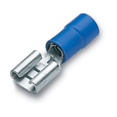 CAPICORDA AD INNESTO CILINDRICO FEMMINA BLU 4.8 X 0.5 TUTTO ISOLATO - CEMBRE BF-F405P product photo Photo 01 3XL