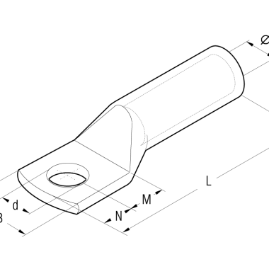 CAPOCORDA MEDIA TENSIONE SEZIONE 95MMQ VITE 12MM - CEMBRE CA95S-M12 product photo Photo 02 3XL