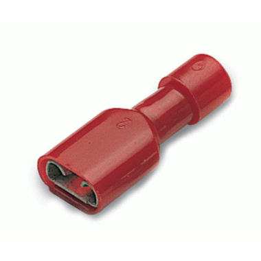 INNESTO FEMMINA ROSSO 6,35X0,8 TUTTO ISOLATO CONF. 100 PEZZI - CEMBRE RF-F608P product photo Photo 01 3XL
