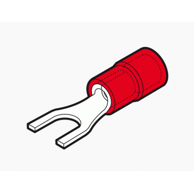 CAPOCORDA ROSSO A FORCELLA VITE 6MM - CEMBRE RF-U6 product photo Photo 01 3XL