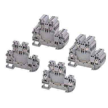 MORS.X GUIDA DIN,A VITE,2 LIV.SEZ.4MM2 GRI. - CEMBRE TBS4-L2 - CEMBRE TBS4-L2 product photo Photo 01 3XL