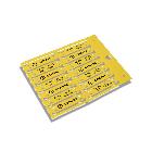 TARGH.MG-ETF GIALLA PC FISS.A FASCET13X57MM - CEMBRE 54142-HF - CEMBRE 54142-HF - CEMBRE 54142-HF product photo