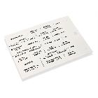 TARG.RIGIDE MG-17.5-A ADES.BIANCO 15X35 - CEMBRE 990753N - CEMBRE 990753N - CEMBRE 990753N product photo