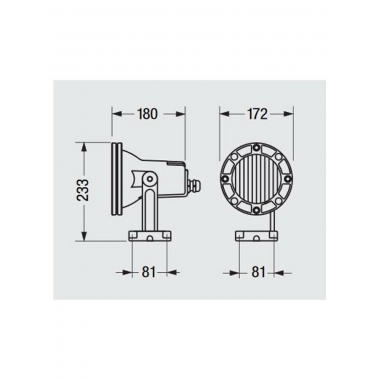 FARETTO HIDROSUB PRJ.ALOGENA 100W 12V NERO IP68 - ING.CASTALDI ILLUMINAZIONE D04/SUB/N product photo Photo 03 3XL