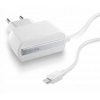 CARICABATTERIA RETE MFI IPH5 BIANCO - CELLULARLINE ACHMFIIPH5W product photo Photo 01 3XL