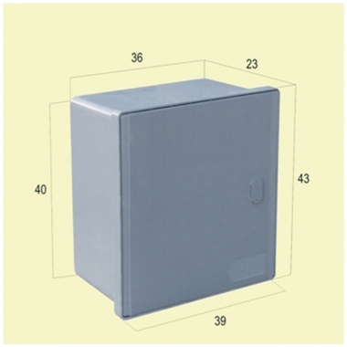 CONTENITORE CASSETTA PORTA CONTATORE ELETTRICO ENEL 2 POSTI CON SERRATURA - CELBO SPA 284043 product photo Photo 01 3XL