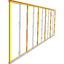 RASTRELLIERA IN ALLUMINIO PER ASTA - CAME AUTEL STUDIO SR 001G0465 product photo