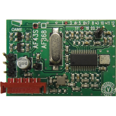 SCHEDA RADIOFREQUENZA 433,92 MHZ - CAME AUTEL STUDIO SR 001AF43S product photo Photo 01 3XL