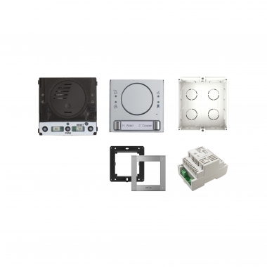 KIT BIFAMILIARE CITOFONICO TELECAMERA READY AUDIO 230V BASE IMP. - CAME AUTEL STUDIO SR KITFREE/MTMA product photo Photo 01 3XL