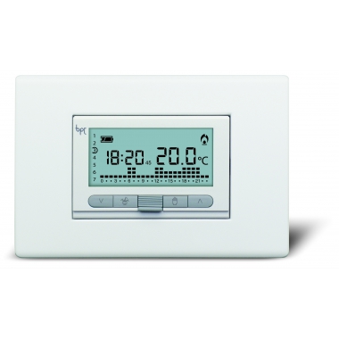 CRONOTERMOSTATO DIGITALE SETTIMANALE INCASSO 3X1,5 AAA (PLACCA IN VETRINA NON INCLUSA) - CAME AUTEL STUDIO SR TH350 product photo Photo 02 3XL