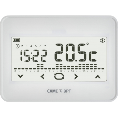 CRONOTERMOSTATO TH 550 TOUCH PARETE BIANCO 230 - CAME AUTEL STUDIO SR TH/550WH230 product photo Photo 01 3XL