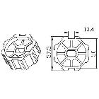 CAME AUTEL STUDIO SR 001YK5102 - OTTAGONALE 60X0.8MM. - CAME AUTEL STUDIO SR 001YK5102 - CAME AUTEL STUDIO SR 001YK5102 product photo