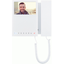VIDEOCITFONO MONITOR MINI BIANCO CON 8 PULSANTI S2 - COMELIT 6701W/8 product photo