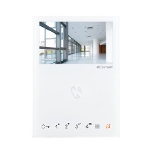 MONITOR MINI A COLORI VIVAVOCE. WHITE. SISTEMA VIP - COMELIT 6722W product photo