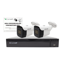 TELECAMERA KIT IP IPNVR004S05PA 2 X IPBCAMS02FA E ACCESSORI - COMELIT IPKIT004S02PA product photo