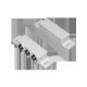 CONTATTO MAGNETICO COMELIT DA SUPERFICIE PLASTICO BIANCO CON MORSETTI 30087007 - COMELIT 30087007 product photo Photo 01 2XS
