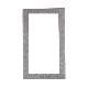 TELAIO 2 MODULI SERIE IKALL CON CORNICE SILVER - COMELIT 3311/2S product photo Photo 02 2XS