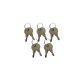 ERACLE-SET 5 COPPIE DI CHIAVI PER CENTRALE - COMELIT 43CRE000 - COMELIT 43CRE000 - COMELIT 43CRE000 product photo Photo 01 2XS