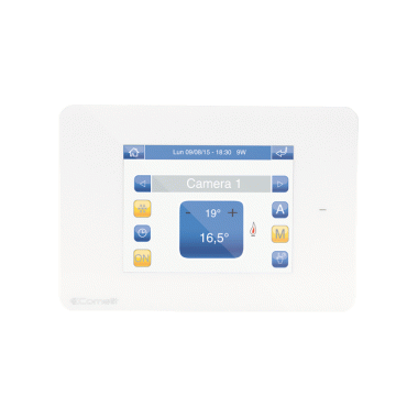 MINI TOUCH 3,5' VERSIONE CRONOTERMOSTATO BIANCO - COMELIT 20003001W product photo Photo 01 3XL