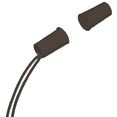 CONTATTO MAGNETICO COMELIT INCASSO SIGARETTA PLASTICO MARRONE CORTO 30007003 - COMELIT 30007003 product photo Photo 02 3XL