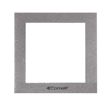 TELAIO 1 MODULO SERIE IKALL CON CORNICE SILVER - COMELIT 3311/1S product photo Photo 02 3XL